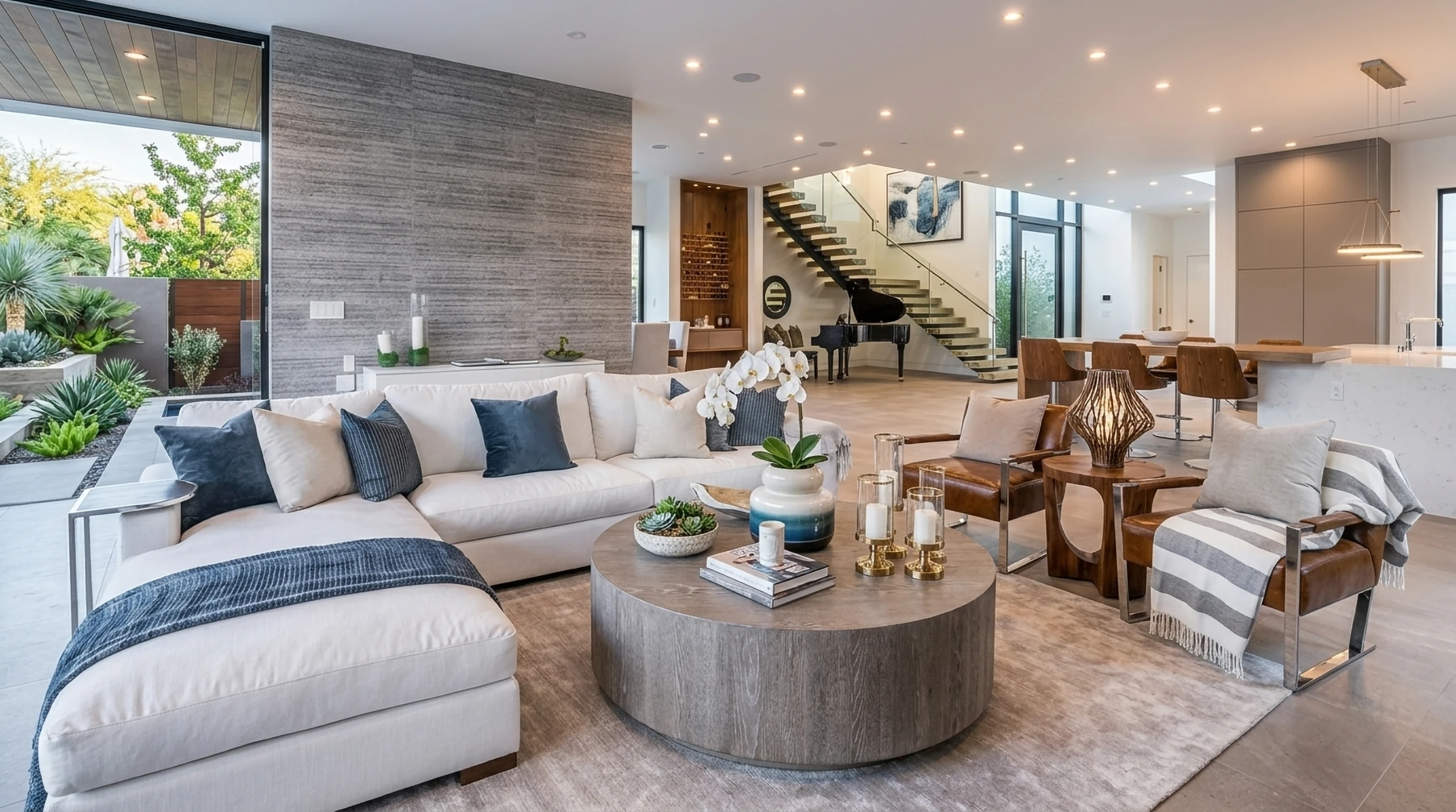 Refined, layered living space